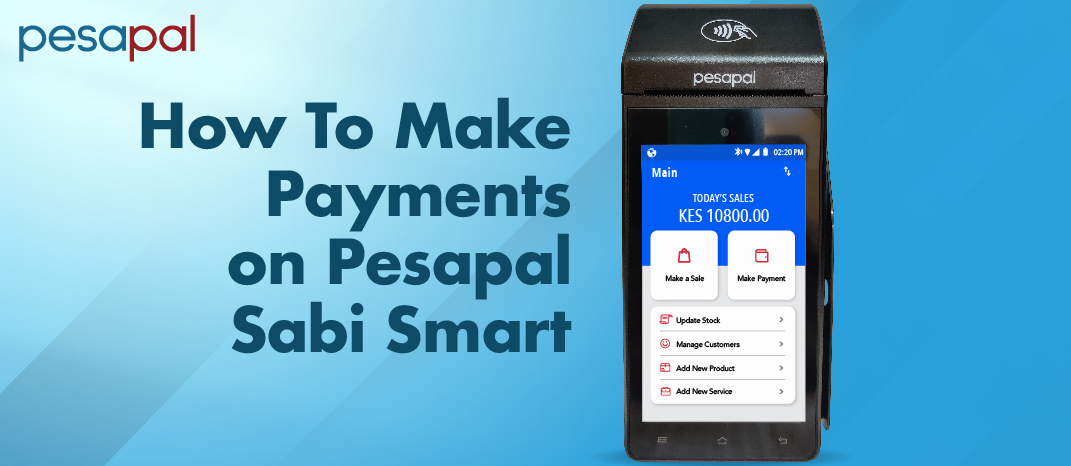 Sign Up Pesapal Sabi POS Machine - Tanzania